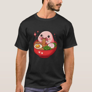 Blobfish with Noodles Ramen Kawaii Blobfish T-Shirt