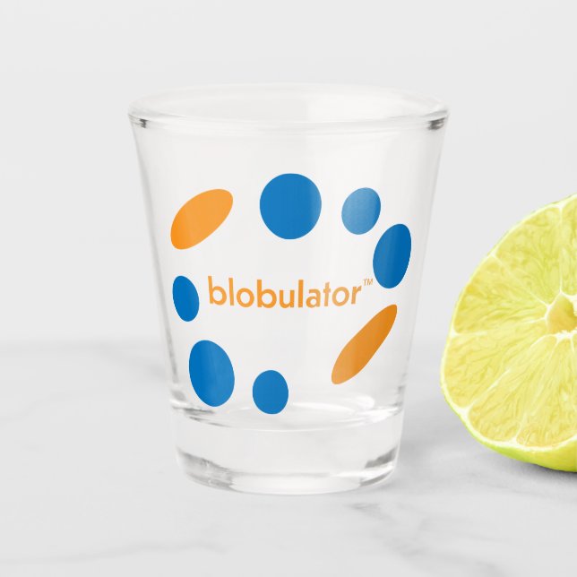 blobulator shot glass (Front)