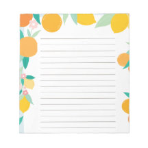 Bloc-notes - Agrumes by Ludilabel