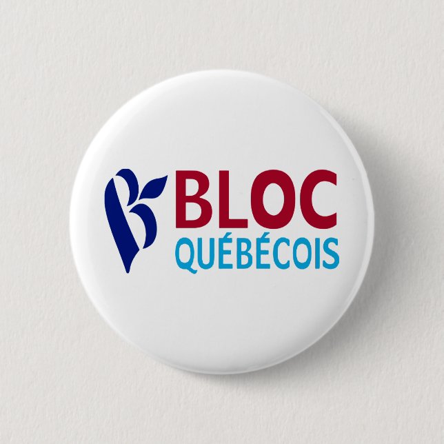 Bloc Quebecois 6 Cm Round Badge (Front)