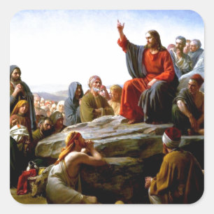 Bloch Sermon On The Mount Square Sticker