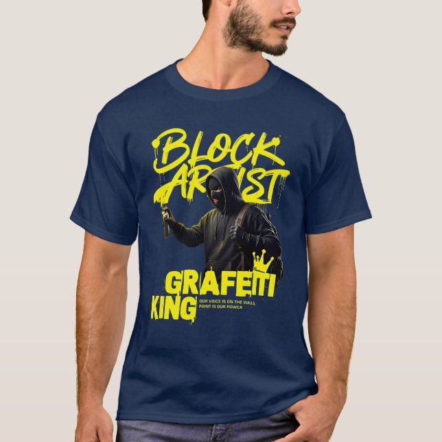 Block Artist – Graffiti King Tee (Front)