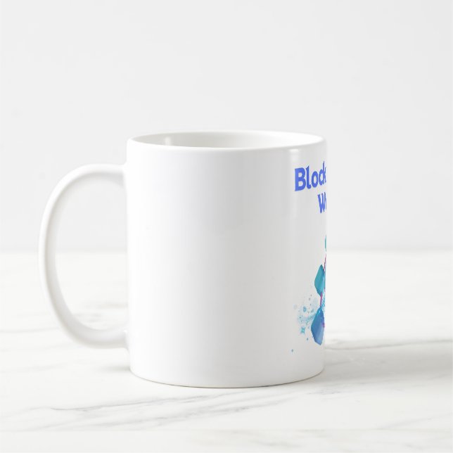 Block By Block We Build - Blockchain Enthusiats Coffee Mug (Left)