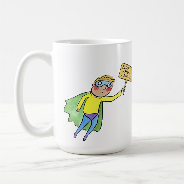 Block Chain Security Coffee Mug (Left)