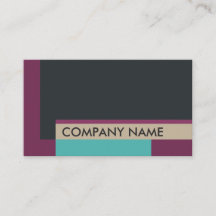 Block Design Black Purple Teal