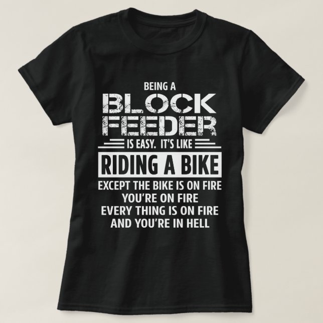 Block Feeder T-Shirt (Design Front)