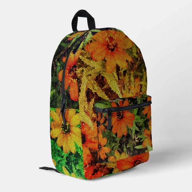 Block-Flower Backpack (Back Corner Left)