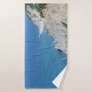 Block Island Bluffs - Block Island, Rhode Island Bath Towel