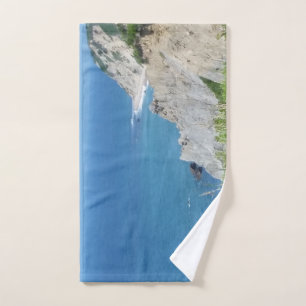 Block Island Bluffs - Block Island, Rhode Island Bath Towel Set