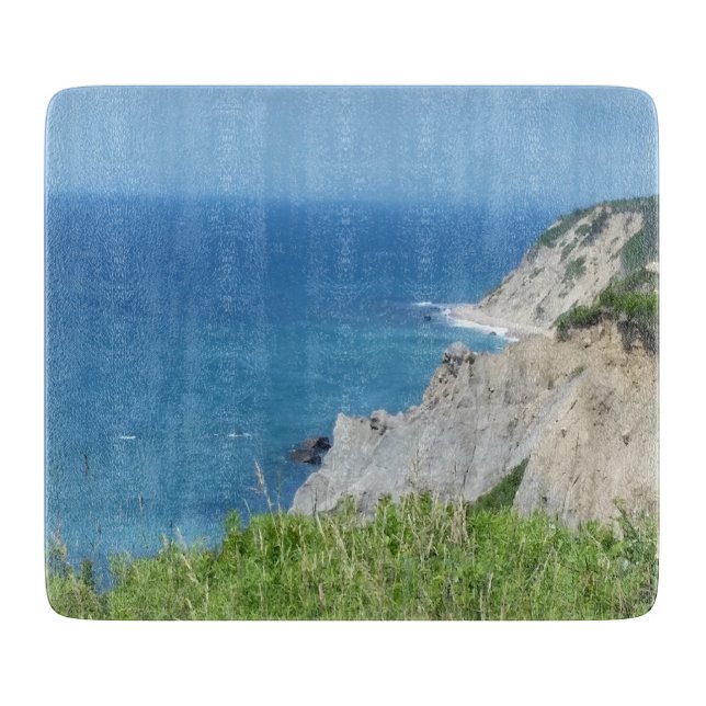 Block Island Bluffs - Block Island, Rhode Island Cutting Board (Front)