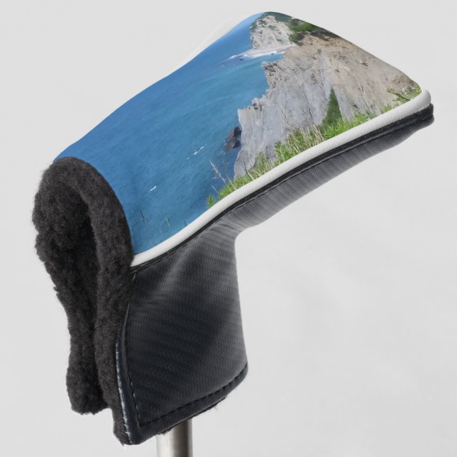 Block Island Bluffs - Block Island, Rhode Island Golf Head Cover (3/4 Front)