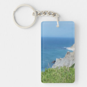 Block Island Bluffs - Block Island, Rhode Island Key Ring