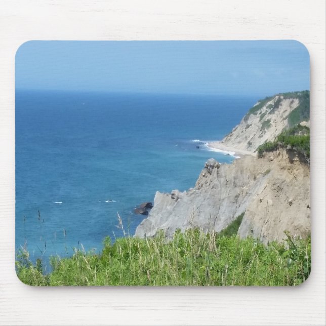 Block Island Bluffs - Block Island, Rhode Island Mouse Mat (Front)