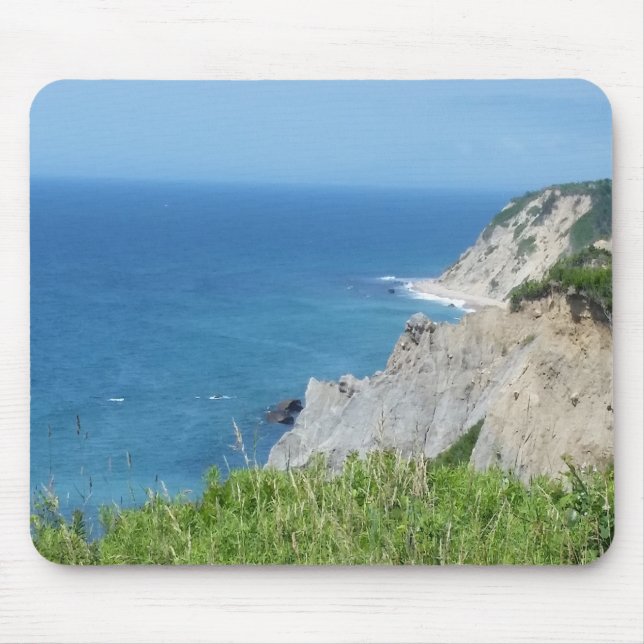 Block Island Bluffs - Block Island, Rhode Island Mouse Mat (Front)