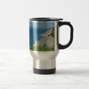 Block Island Bluffs - Block Island, Rhode Island Travel Mug
