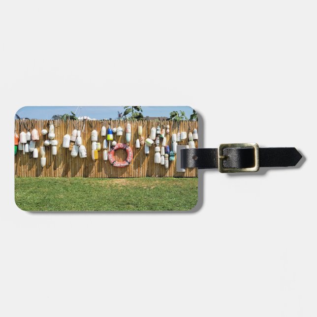 Block Island Decor Luggage Tag (Front Horizontal)