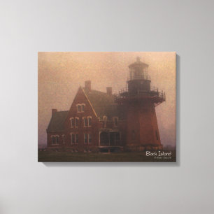 Block Island Lighthouse Canvas Print