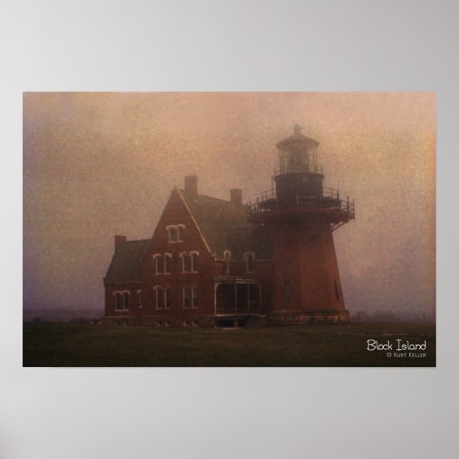Block Island Lighthouse Poster (Front)