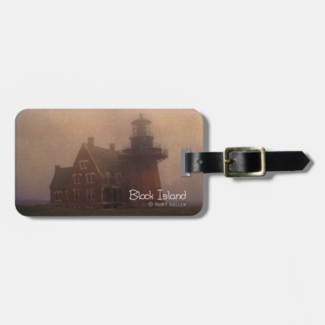 Block Island Luggage Tag (Front Horizontal)