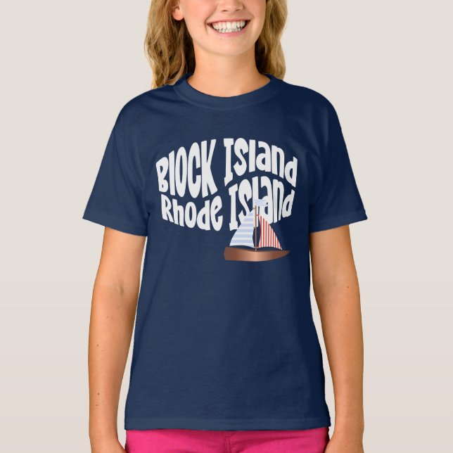 Block Island Sailing T-Shirt (Front)