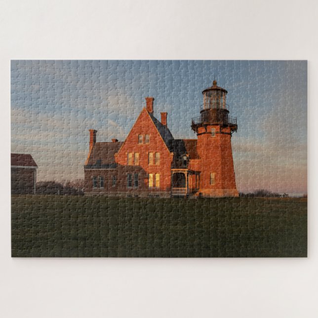 Block Island Southeast Light, Rhode Island Jigsaw Puzzle (Horizontal)