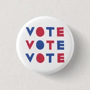 Block Letter VOTE VOTE VOTE Button