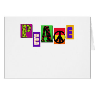 Block Letters Peace