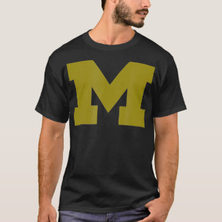 Block M Faded Gold  T-Shirt