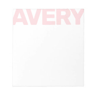 Block Name Any Colour Name Personalised Notepad