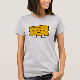 Block of Cheese mac dairy milk protein fat wedge T-Shirt
