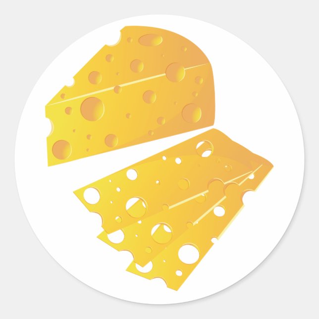 Block Of Cheese Stickers (Front)