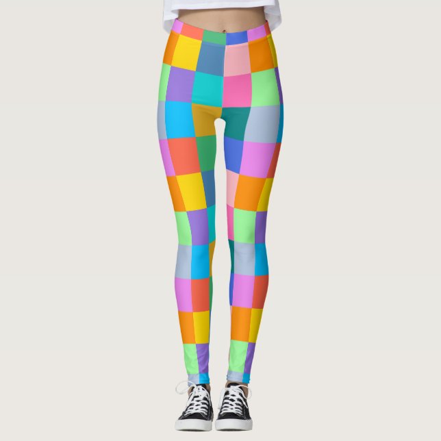 Block Party Chromatic Grid Leggings (Front)