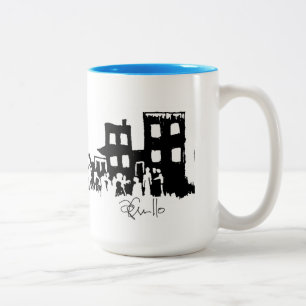 Block Party Concert  Two-Tone Coffee Mug