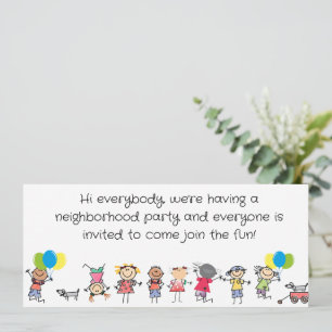 BLOCK PARTY INVITATION