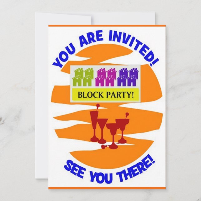 BLOCK PARTY INVITATION (Front)
