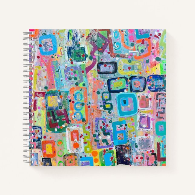 Block Party Square Notebook (Front)