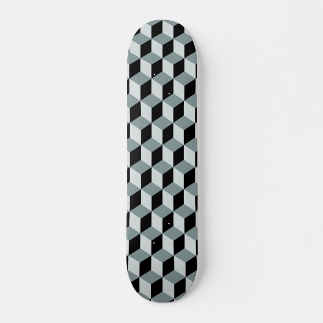 Block Pattern 02 - Retro Skateboard (Front)
