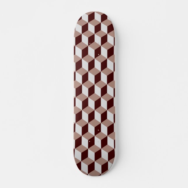 Block Pattern 03 Skateboard (Front)