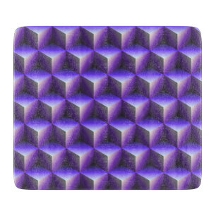 Block Pattern Abstract Cutting Board