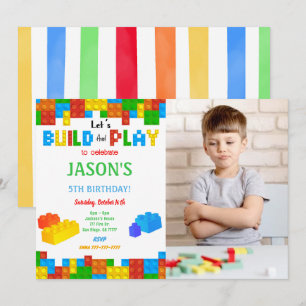 Block Photo Invitation