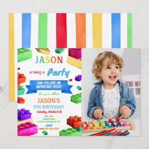 Block Photo Invitation