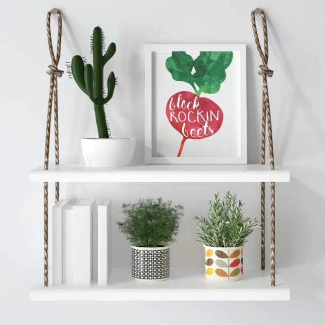 Block Rockin Beets | Veggie Pun Kitchen Poster (Creator Uploaded)