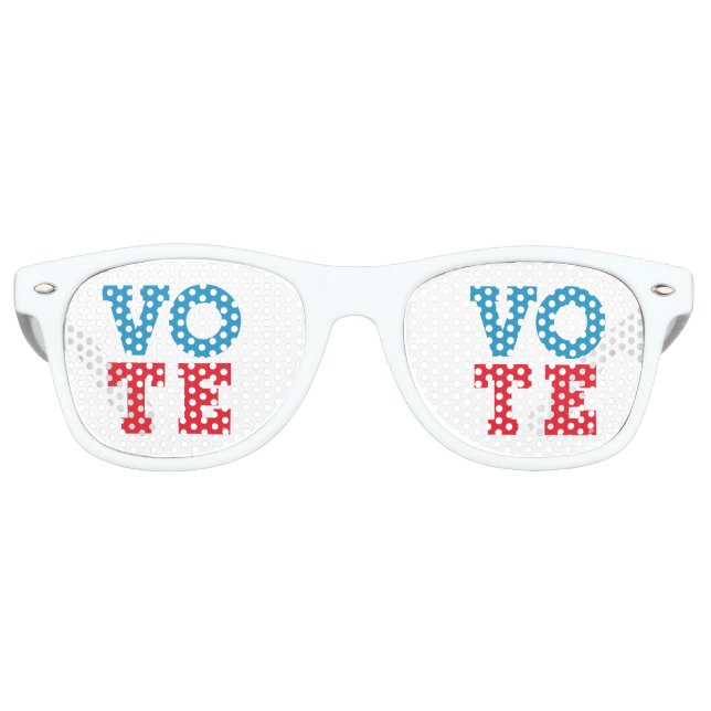 Block Script “VOTE" - Sunglasses (Front)