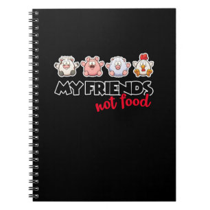 Block spiral vegan notebook