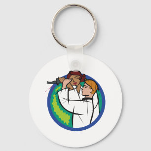 Block Weapon Key Ring