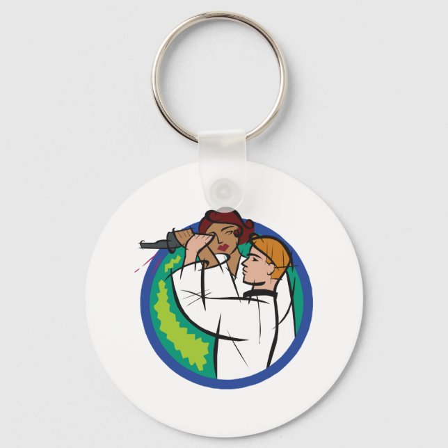 Block Weapon Key Ring (Front)