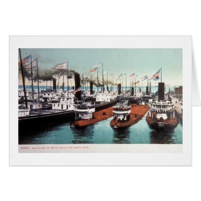 Blockade at Sault Ste Marie - Vintage (Front Horizontal)