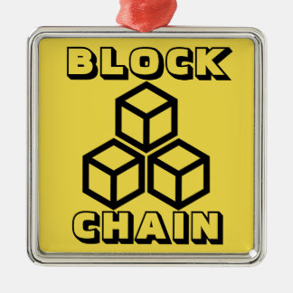 Blockchain Block Chain Crypto Christmas Ornament