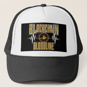 Blockchain Bloodline™ Crowned Coded Crypto Culture Trucker Hat