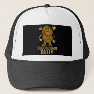 Blockchain Bully™ Bitcoin for Crypto Coin Traders Trucker Hat